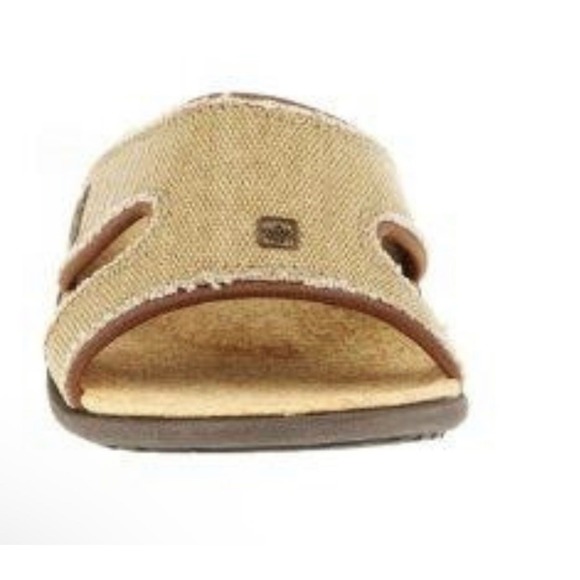 Spenco Kholo Women's Orthotic Slide Sandals Cork Java Womens 9 B Medium New - Picture 2 of 8